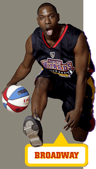 Harlem Wizards Player: Eric BROADWAY Jones ©HW